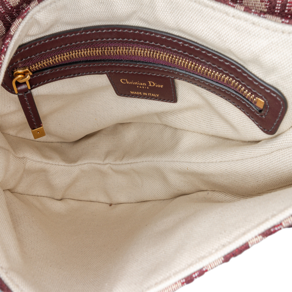 Pre-Loved Dior Oblique Canvas Saddle Bag - Picture 4 of 10